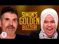 Golden buzzer simon cowell asks blind singer putri ariani to sing second song on agt 2023