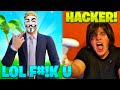 I Pretended To Be A Fortnite HACKER.. (HE RAGED)