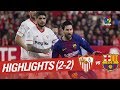 Resumen de Sevilla FC vs FC Barcelona (2-2)