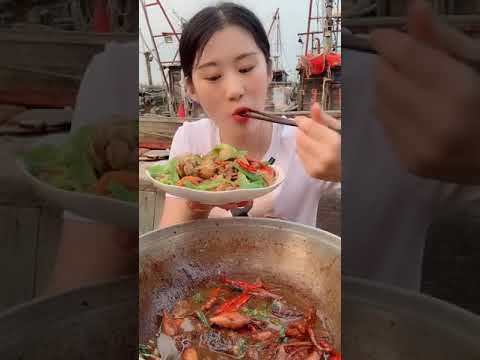 asmr#147#asmr シチュボイス#샤오위 먹방# 먹방# asmr シャンプー#eating show#mukbang#seafood#chinese eating#short