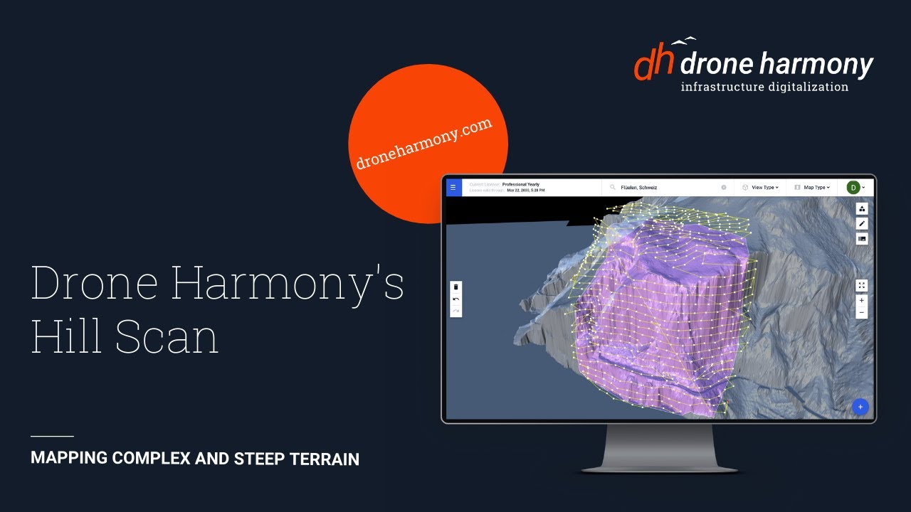 Drone Harmony Hill Scan - Mapping Complex and Steep Terrain