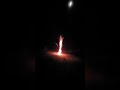 homemade titanium salute in whistling buster. chunky titanium. make it rain