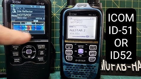 ICOM ID-52 or ICOM ID51 PLUS 2?