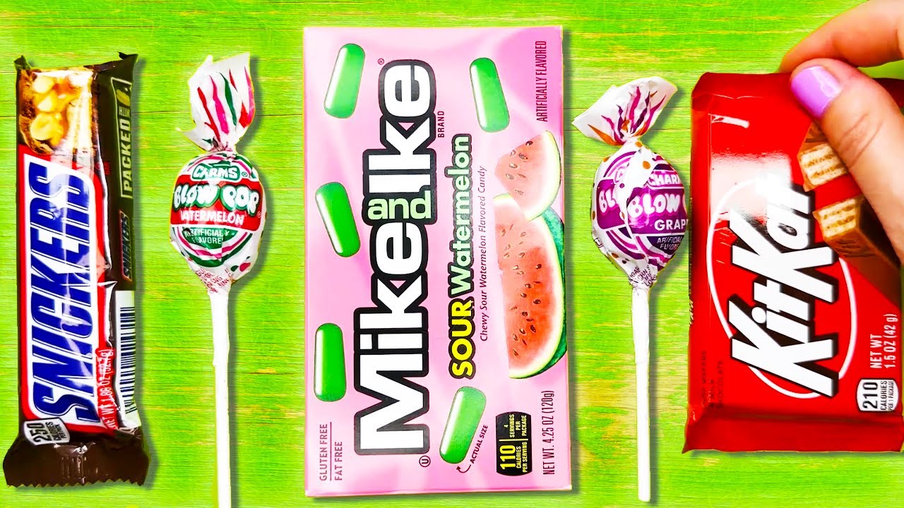 ASMR Unwrapping Sounds 🍬 Crinkles, Taps & Chewy Treats | Satisfying Candy Compilation