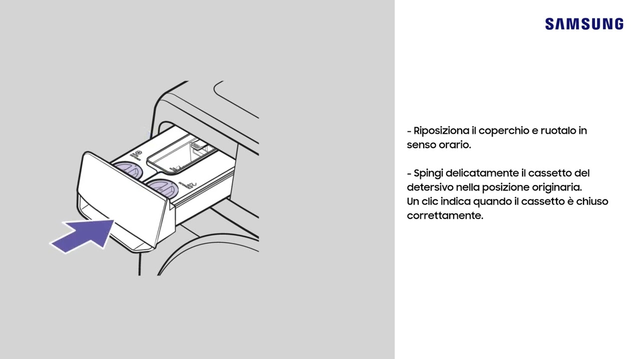 Come usare il dosatore di detergente automatico della lavatrice
