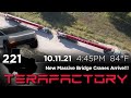 Tesla Terafactory Texas Update #221 in 4K: New Massive Bridge Cranes Arrive 10/11/21 (4:45pm | 84°F)