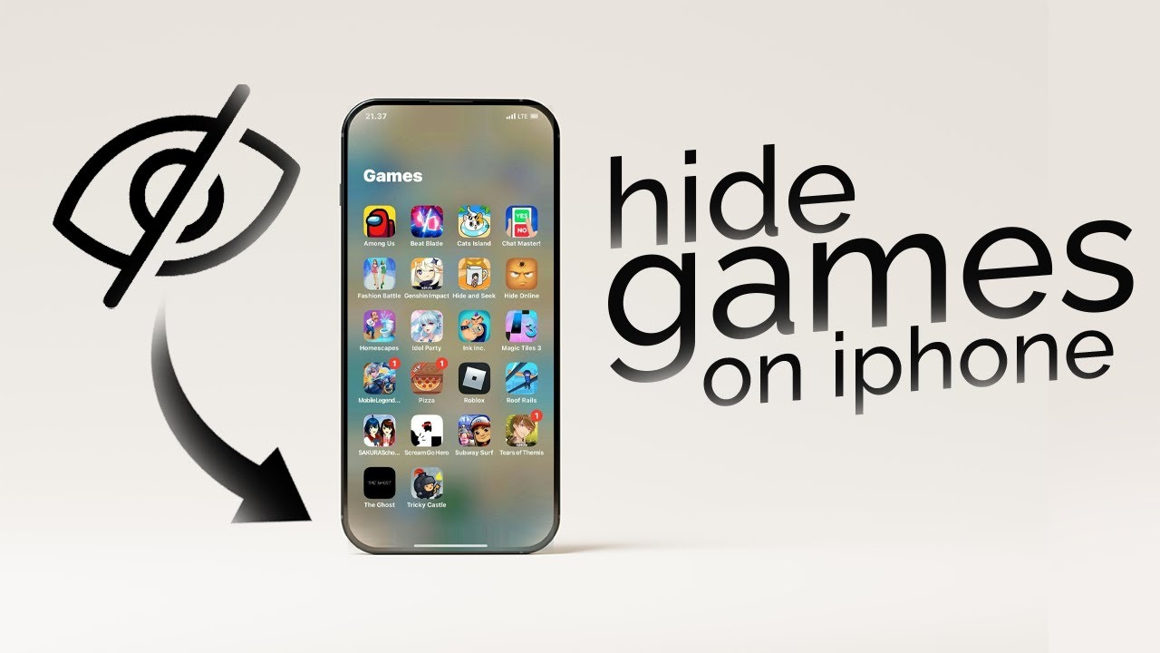 How to Hide Games on iPhone (tutorial)