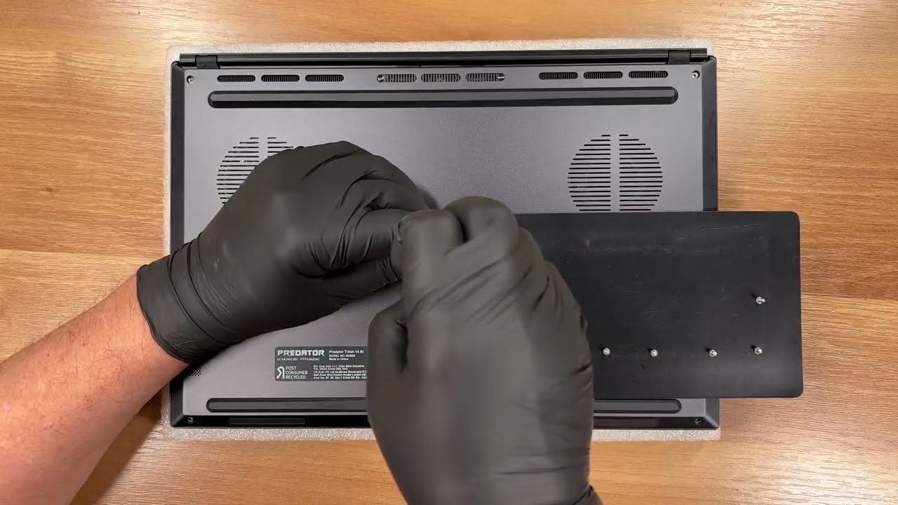 🛠️ Как открыть Acer Predator Triton 14 AI (PT14-52T) — разборка и варианты модернизации