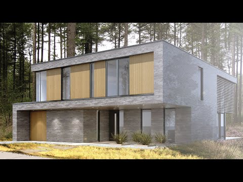 Vidéo: Villa moderne Kerckebosch prenant un paysage forestier aux Pays-Bas