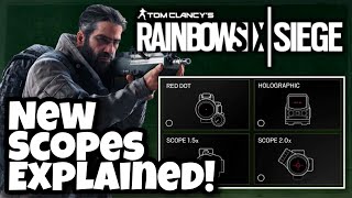 Entire New Scope System Explained! Rainbow Six Siege Operation Shadow Legacy!