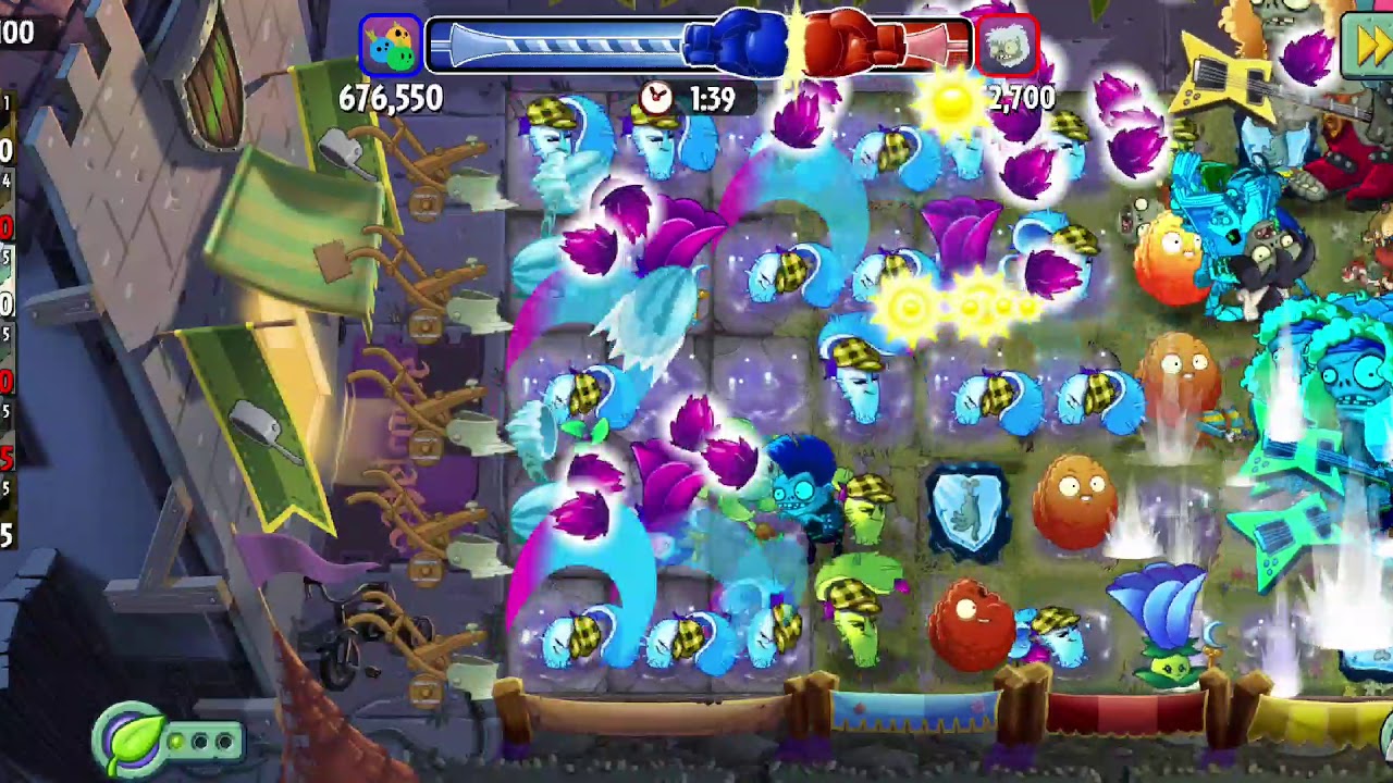 Pvz2 Strategy for Battlez Explode-O-Nut Week 18 (Over 1.5M) No Premium Plants