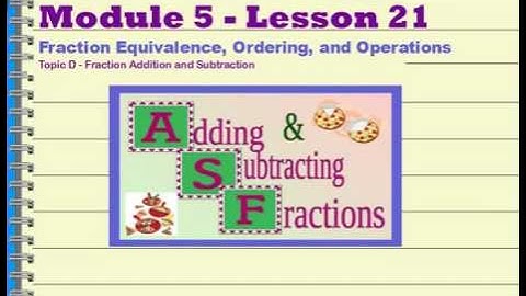 Grade 4 Mod 5 Lesson 21