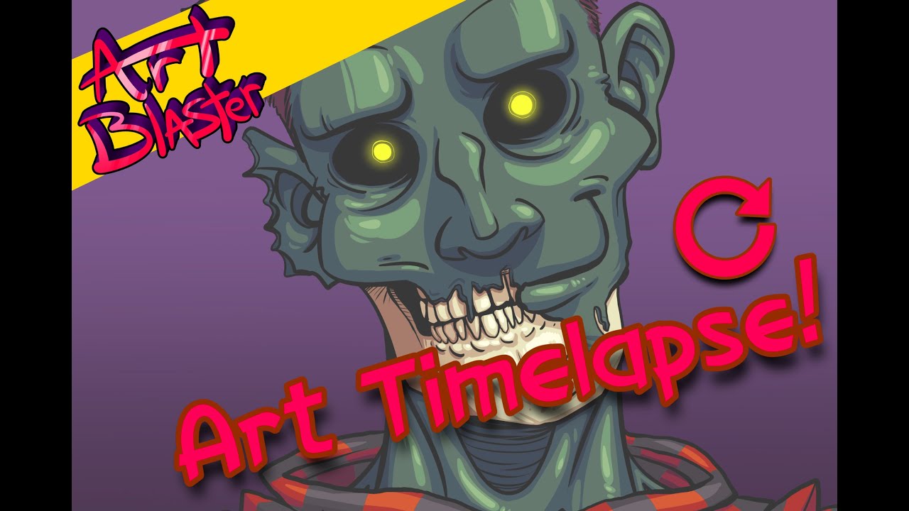 Zombie Illustration Timelapse