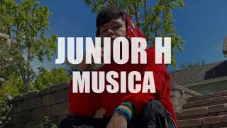 Video thumbnail of "(LETRA) Musica - Junior H"