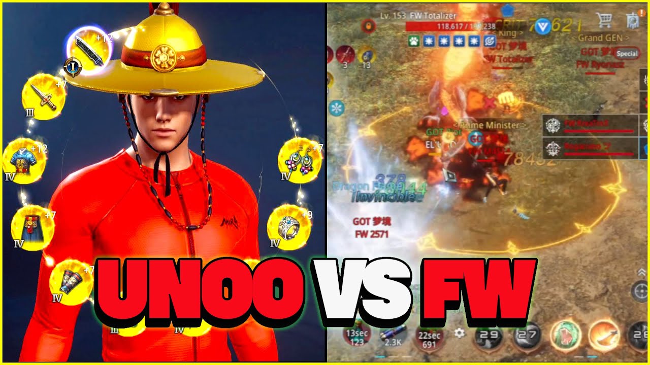 EL UNOO PARTY VS FW PARTY | SP WAR | MIR4