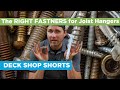 The RIGHT fasteners for your Joist Hangers // Deck Shop Shorts