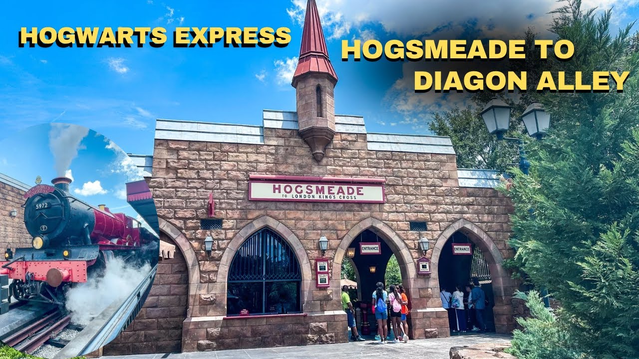 Hogwarts Express Complete Tour (Hogsmeade To Diagon Alley) - Universal Island of Adventure l Orlando