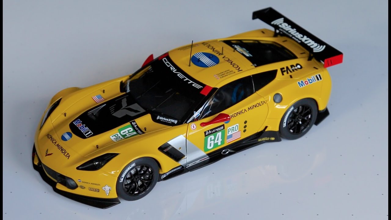 自動車 AutoArt Chevrolet CORVETTE LEMANS 1/18 Review - 1:18 Scale AUTOart Corvette C7.R Le Mans GTLM 2015