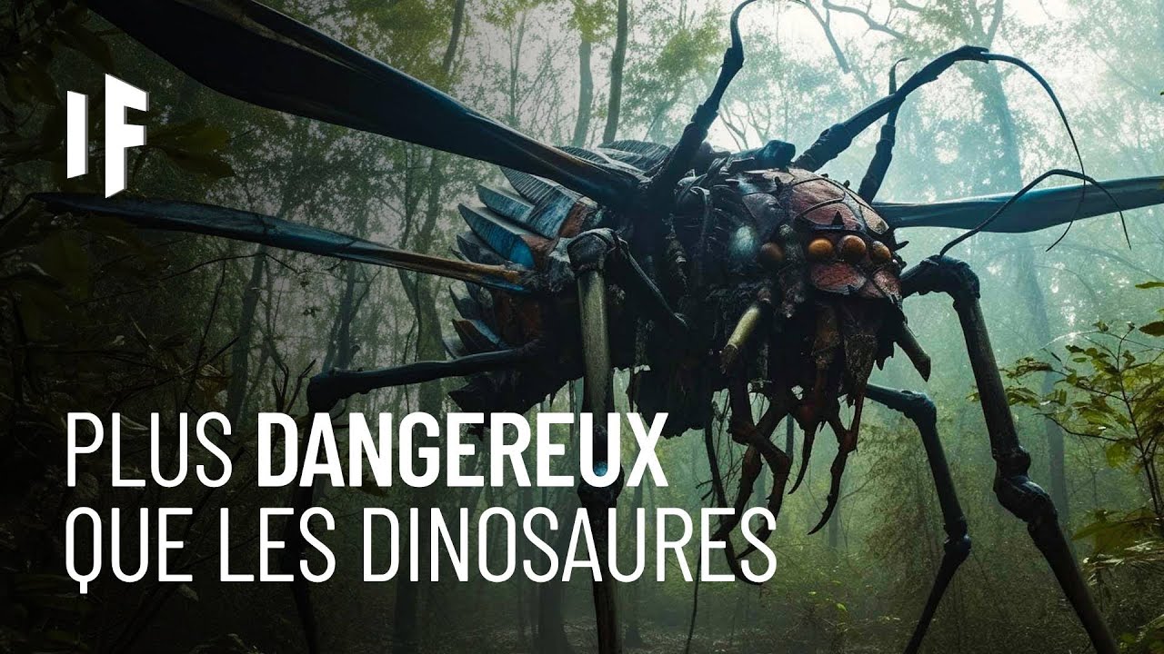 Et si vous viviez à l'époque des insectes géants ?