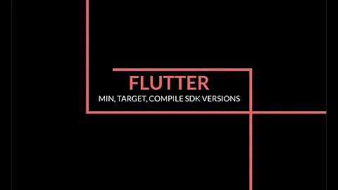 flutter configure minSdkVersion from 16 to 20 or above