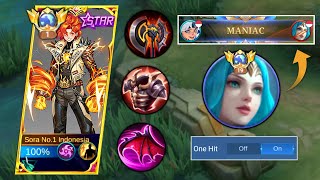 ONLY TOP GLOBAL SORA USING THIS POWERFULL BUILD &amp; EMBLEM 2026🔥(must try)- MLBB