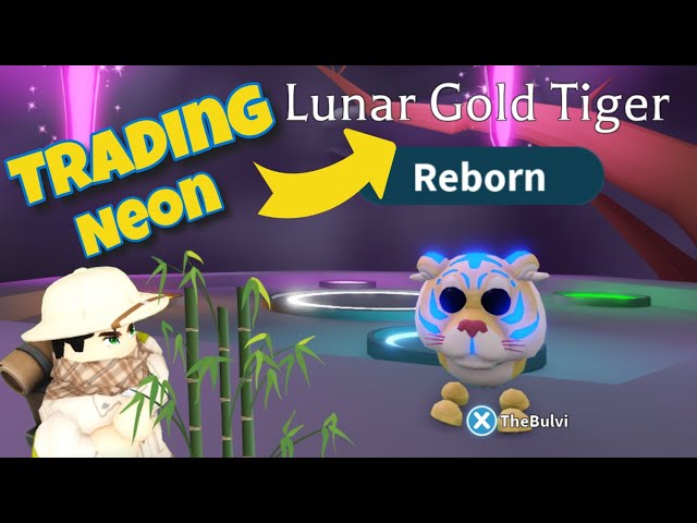 Lunar Gold Tiger, Trade Roblox Adopt Me Items