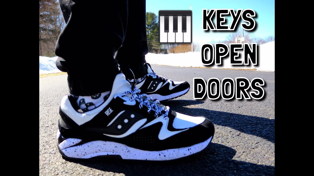 saucony grid 9000 keys open doors