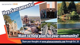 Sacramento 2040 | Community Plan Area Orientation Meeting Presentation