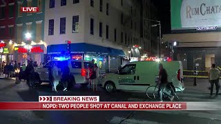 Two men shot Saturday night on Canal Street, NOPD says