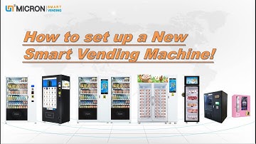 Operation instruction: How to Set up a new vending machine. Micron Smart Vending.
