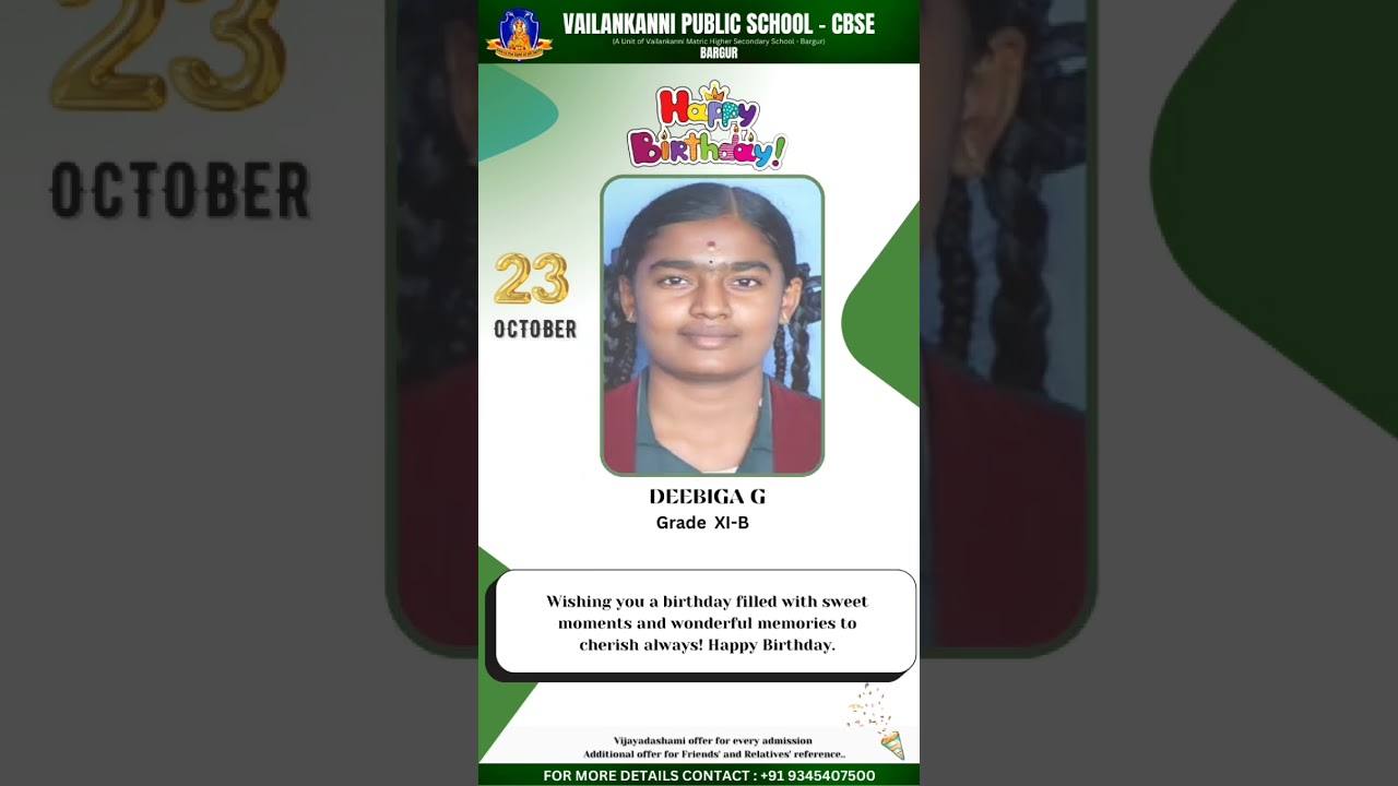 VPS | B'DAY WISHES OCT 23