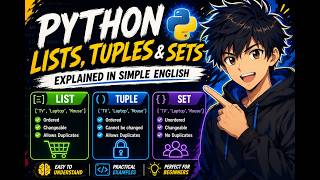 Python Lists, Tuples & Sets Explained in Tamil | Python for Beginners | Real-World Examples
