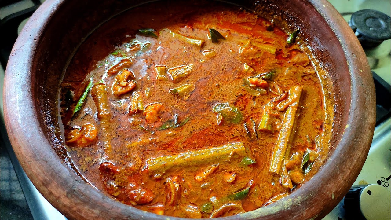 നാടൻ ചെമ്മീൻ മുരിങ്ങക്ക തീയൽ .ഇത് മാത്രം മതി ചോറുണ്ണാൻ /Prawns Drumstick Theeyal