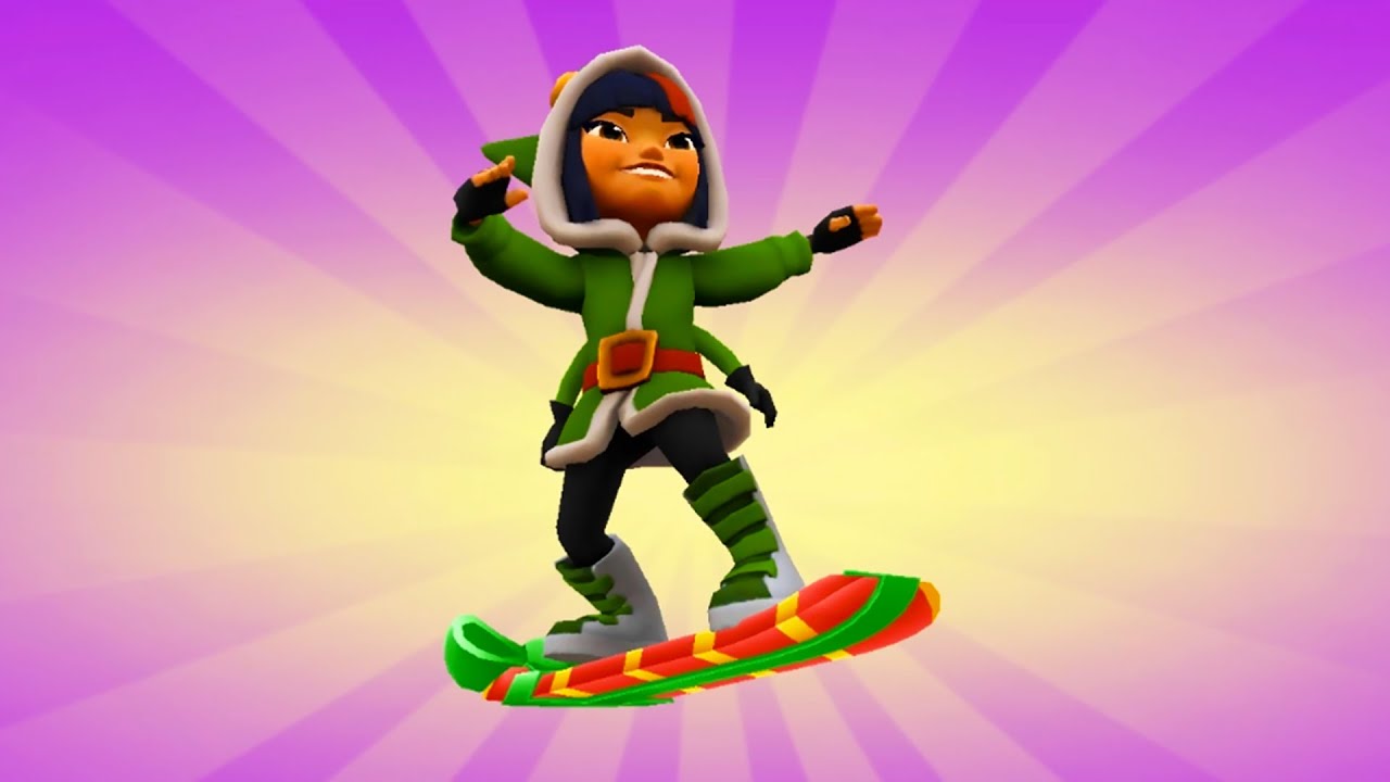 Festive Yutani  Subway surfers, Wallpaper iphone cute, Character