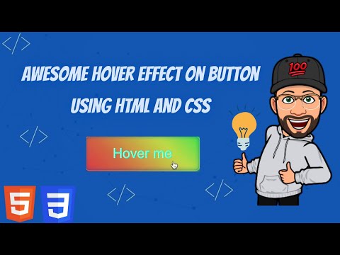 Awesome Hover Effect on Button Using HTML and CSS | CSS Button Hover Effects