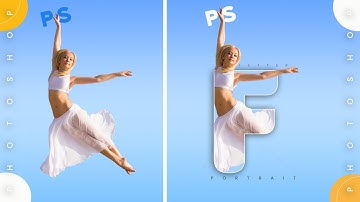 How to Create Letter Portrait | Photoshop Tutorial