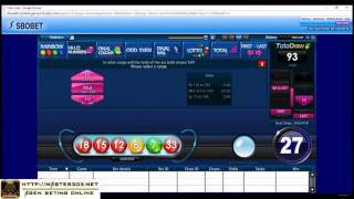 Panduan Bermain Taruhan Toto Draw Sbobet