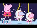 Peppa Pig 🐷 Ay'a Yolculuk Başlıyor! 🚀 Eğlenceli Uzay Gezisi 🛸 Çocuk Çizgi Filmleri