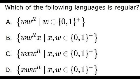 GATE CS/IT 2007 | Computer Science-Theory of Computation |Regular, CFL|Sol #6 | ucourse.in