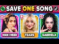 SAVE ONE SONG - Random Trending Viral Most Popular Songs 🎶 Music Quiz 2025