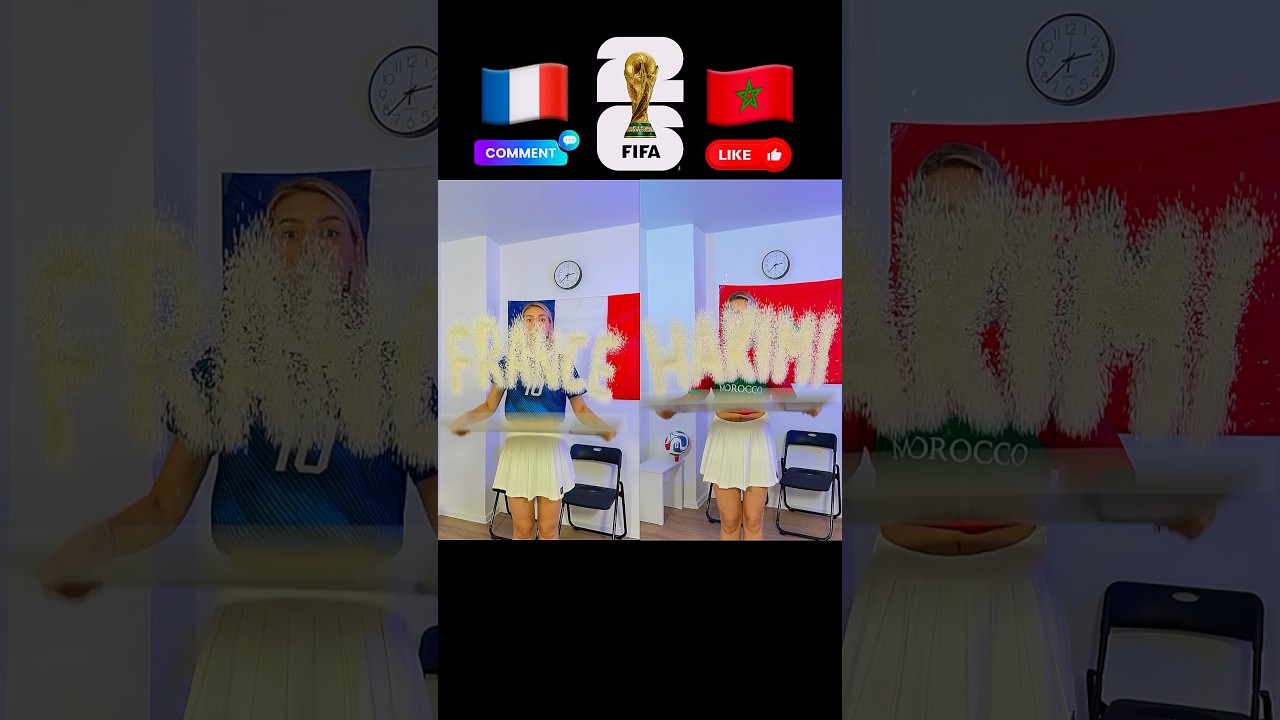 FRANCE vs MOROCCO🏆😈 Who win today?⚽️ #worldcup #football #fifaworldcup