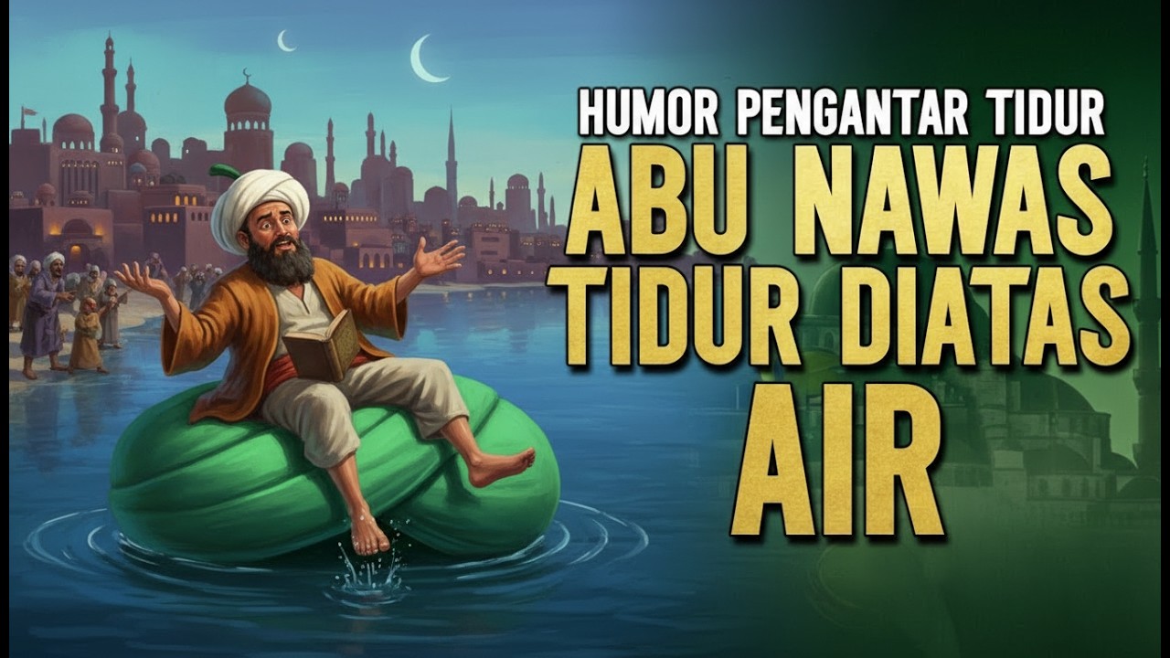 ABU NAWAS TIDUR DI ATAS AIR || CERITA LUCU PENGANTAR TIDUR