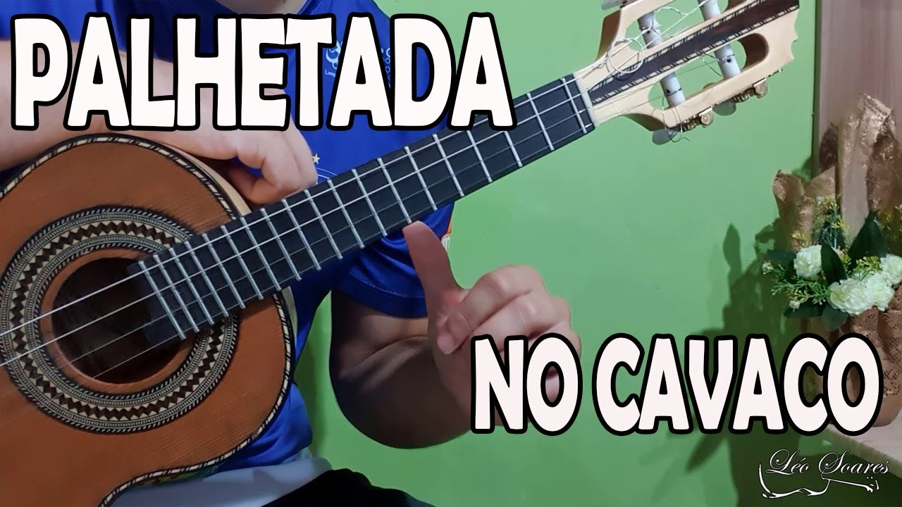 "PALHETADA FLOREADA" INICIANTE - APRENDA MAIS UM FLOREIO - AULA DE CAVAQUINHO - LÉO SOARES
