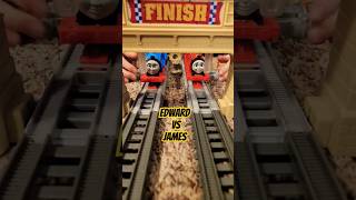 Edward Vs. James Clic Trackmaster Train Race Showdown