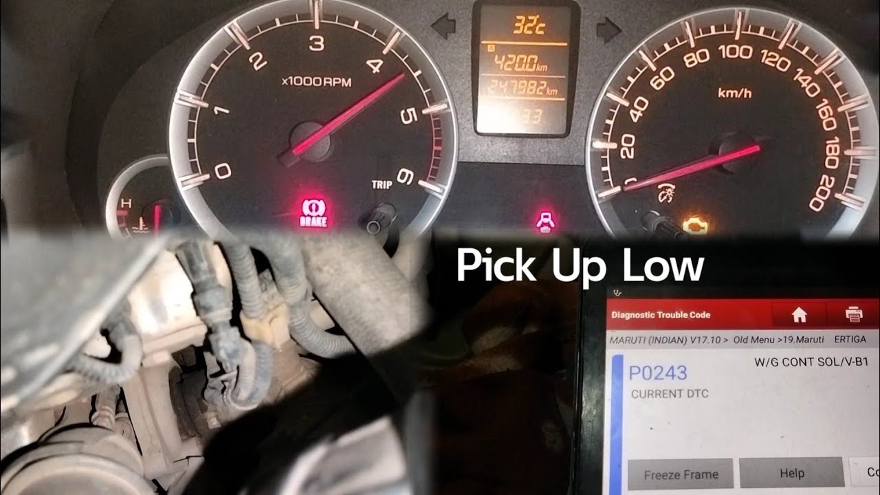 How To Fix Maruti Suzuki Ertiga 2014 Diesel Pick Up Low # Engine Rpm 4000 # Dtc P0243 Work Done 👍✅