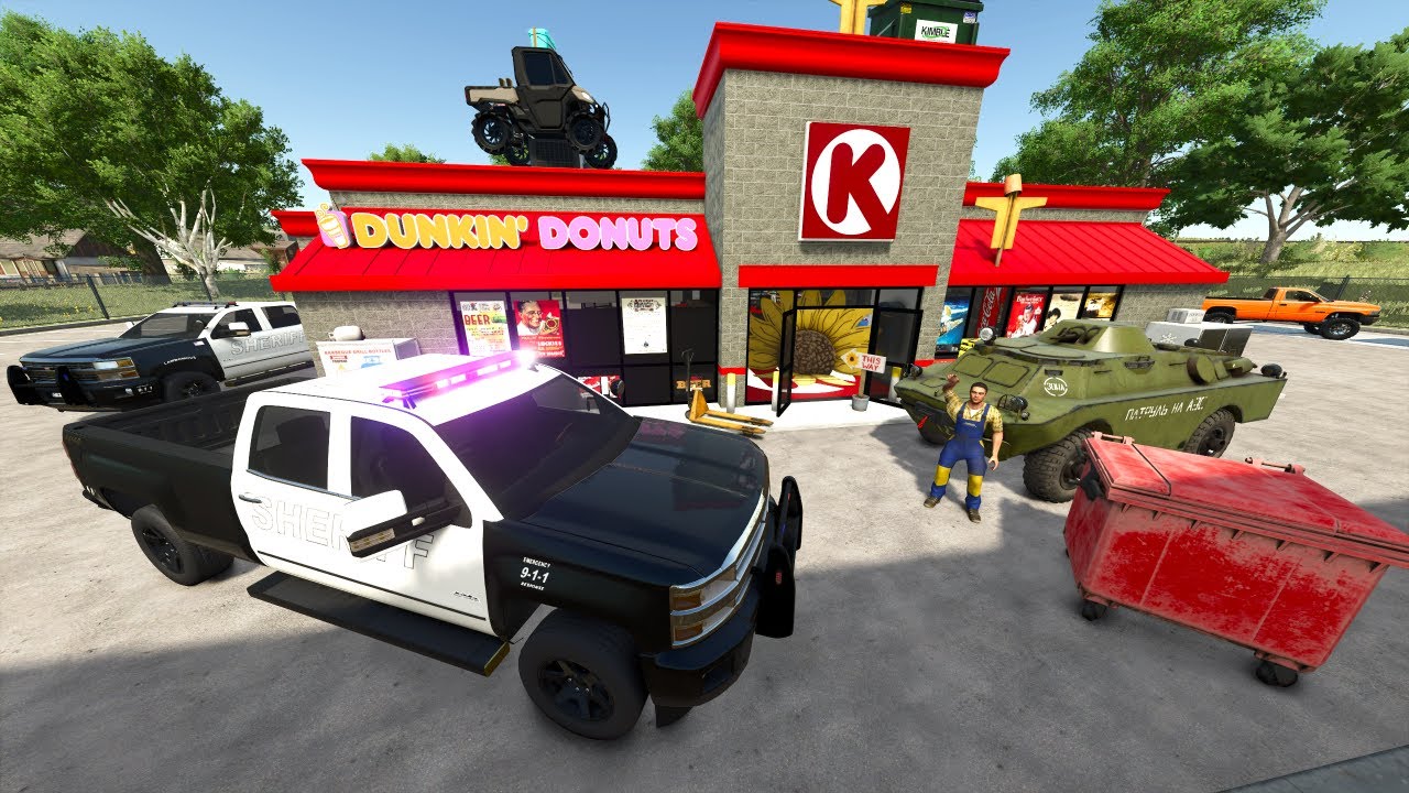 Police Chase Crazy Candy Thief | Farming Simulator 25