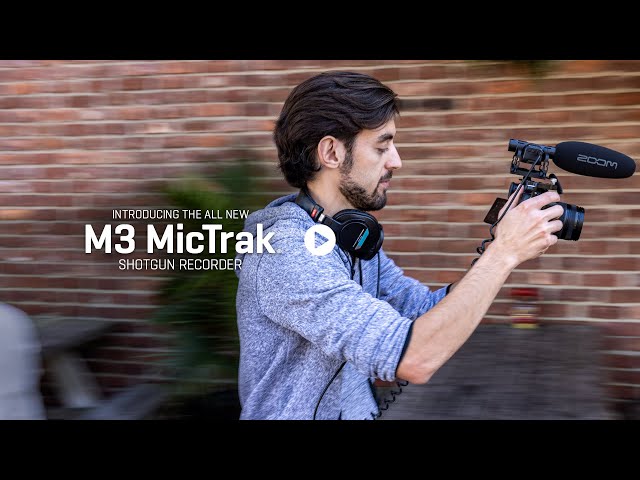 Meet the Zoom M3 MicTrak: Shotgun Recorder With 32-Bit Float