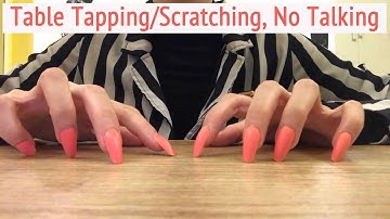 ASMR * Table Tapping Only! * Fast Tapping & Scratching * No Talking * ASMRVilla