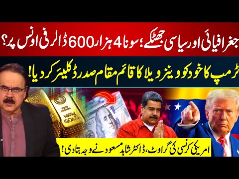 Trump’s Shocking Move: Declares Himself Acting President of Venezuela | Dr Shahid Masood | GNN