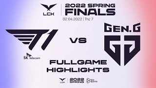 T1 vs GEN Highlights ALL GAMES LCK Spring Split 2022 | Finals | T1 vs Gen.G